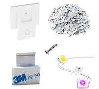 SIWBSYDD 150 Packs Lights Clips for Govee Permanent Outdoor Lights,Lights Screw Clips Compatible with Govee H705A H705B H705C H705D H705E H705F H706A H706B H706C