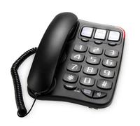 SIWMER Large Button Corded Phone for Seniors - Photo Speed Dial, Volume Control, Speakerphone, Extra-Long Cord, Flash Alert, Easy-to-Use Desk Telephone，Suitable for Multiple scenarios