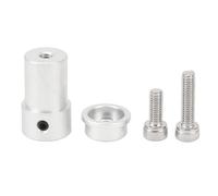SIWOTED 4mm Mounting Hub Aluminum Alloy Motor Shaft Mounting Coupling For Omnidirectional Wheel