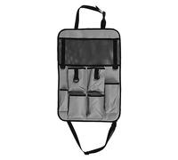 SIWOTED Backseat Car Organizer Car Storage Mat Multiple Pockets Large Capacity Easy Hanging Car Accessory for Car Truck Travel (Gray)