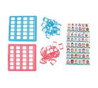 SIWOTED Children Puzzle Toys Desktop Educational Card Gaming Board Logic Reasoning Intellectual Game Family Board Game (Red and Blue)