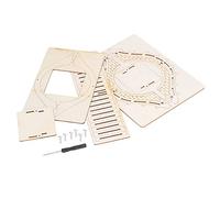 SIWOTED DIY Wooden Bridge Assembly Educational DIY Arc Bridge for Children Building Puzzle Game