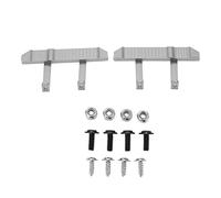 SIWOTED Metal Pedal Aluminum Alloy Exquisite Side Plate Pedals for D90 for D91 for D96 for D99 for D99S 1/12 RC Climbing Car (R790S silver)