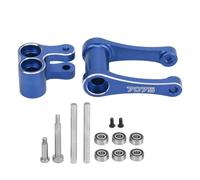 SIWOTED Motorcycle Knuckle Pull Rod Aluminium Alloy High Strength Rear Knuckle Pull Rod Upgraded Parts for LOSI 1/4 Promoto MX (Blue)