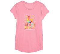Six and Shining Bright Birthday Gift for 6 Year Old T-Shirt, Girls, Pink, Small