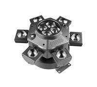 Six Arm Stage Light, Three in One Moving Head Lamp Bar Beam Eye Effect Atmosphere Light Show for Various Occasions