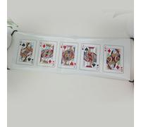 Six Card Banner Magic Tricks The Selected Card Vanishes on Banner Visual Change Trick Stage Close-up Illusions Gimmicks Mentalism Props