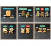 Six Cheesy Birthday Cards - Fantastic Value Card Pack