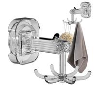 Six Claw Hook Organizer | 360 Degrees Rotating Suction Hooks with 6 Claw | Shower Organizer, Cabinet Hooks, Kitchen Accessories for Kitchen Bathroom and Closet