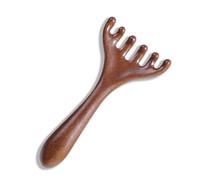 Six-Claw Meridian Massage Comb, Sandalwood Scalp Massager Comb, Deer Antlers Wide Tooth Combs For Women(1pcs)