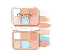 Six Color Concealer Color Correction and Face Repair Color Makeup Pan Multi Color Long-Term Concealer Is Suitable for Beauty Lovers (2)