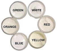 SIX Color UV Reactive Invisible Acrylic Paint Set- 1/2oz pots by GloMania