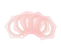 Six-corner Microphone Protection Rings 5pcs Plastic Anti-roll Rings