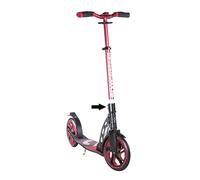 SIX DEGREES - Adult Kickscooter, Scooter, Height Adjustable, Ergonomic Handlebars, XL Deck, ABEC 7 Ball Bearings, Safety Reflectors (Red)