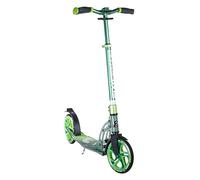 SIX DEGREES - Adult Kickscooter, Scooter, Height Adjustable, Ergonomic Handlebars, XL Deck, ABEC 7 Ball Bearings, Safety Reflectors (Green)