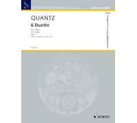 Six Duets: Duets 4-6. op. 2. 2 flutes. Partition d'exécution.: Numéro 2