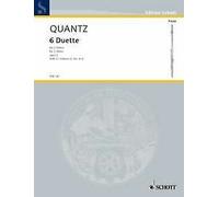 Six Duets op. 2 2 flutes Johann Joachim Quantz Schott Music