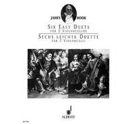 Leichte Duette(6) James Hook Book [Softcover] 2 Cellos Schott Music