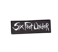 SIX FEET Under, Obituary, Autopsy, Atheist, Black Metal, Doom Punk Rock, Death Thrash Mortician, Sick Embroidered Iron on Applique Souvenir Accessory