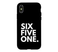 SIX FIVE ONE Area Code 651 St. Paul MN Minnesota USA Case for iPhone X/XS