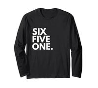 SIX Five ONE Area Code 651 St. Paul MN Minnesota USA Long Sleeve T-Shirt