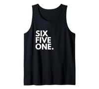 SIX Five ONE Area Code 651 St. Paul MN Minnesota USA Tank Top