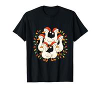 Six Geese A-Laying Twelve Days of Christmas Cute Adorable T-Shirt