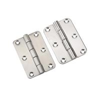 Six Hole Folding Hinge 304 Stainless Steel Industrial Equipment Distribution Box Cabinet Doors 1Pcs(XG02-014-1)