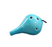 Six Hole Smoked Ocarina 6 Hole Professional Musical Instrument Ceramic Handicraft Performance(5)
