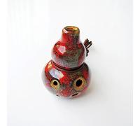 Six Holes Ocarina Alto C Ceramic Ocarinas Instrument C Key for Beginner, Color Ocarina Wood Wind Instrument 2.8 * 1.6in(01)