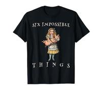 Six Impossible Things Vintage Alice in Wonderland Pig T-Shirt