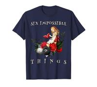 Six Impossible Things Vintage Alice in Wonderland T-Shirt