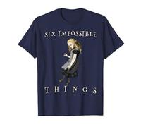 Six Impossible Things Vintage Alice in Wonderland T-Shirt