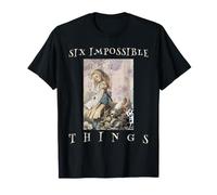 Six Impossible Things Vintage Alice in Wonderland T-Shirt
