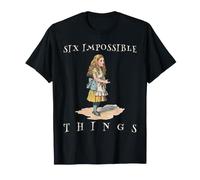Six Impossible Things Vintage Alice in Wonderland T-Shirt