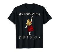 Six Impossible Things Vintage Alice in Wonderland T-Shirt