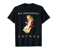 Six Impossible Things Vintage Alice in Wonderland T-Shirt