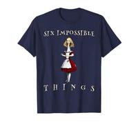 Six Impossible Things Vintage Alice in Wonderland T-Shirt