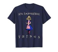 Six Impossible Things Vintage Alice in Wonderland T-Shirt