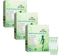 Six-in-One Health Solution Oral Liquid,Advanced Oral Liquid,Natural Plant Extract,Peptide Complex Serum,Multi-Action Drops,Suitable for Men & Women (3)