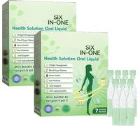 Six-in-One Health Solution Oral Liquid,Advanced Oral Liquid,Natural Plant Extract,Peptide Complex Serum,GLP1 Multi-Action Drops,Suitable for Men & Women (2)