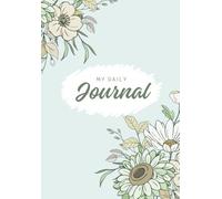 Six Irises Light Turquoise Floral Daily Journal | A5 85 Pages: Work, School, Creativity & Personal Notes | Everyday Essentials
