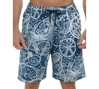 SIX ISLANDS Quick-Dry Swim Trunks - Comfortable Mens Boardshorts, 9" Inseam, Variety of Tropical & Classic Designs, L46-h15, Large