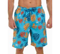 SIX ISLANDS Quick-Dry Swim Trunks - Comfortable Mens Boardshorts, 9" Inseam, Variety of Tropical & Classic Designs, L28-h12, M