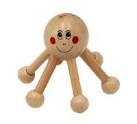 Six Legged Wooden Massager - Spider Shape Handheld Handheld Massager Manual Massager with Compact Handle | Useful Relaxing Devices for Head, Neck, Back, Waist, Legs, Feet, Hands, , S