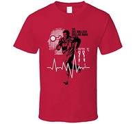 Six Million Dollar Man 70s TV Lee Majors Fan T Shirt Red