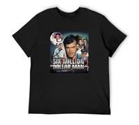 Six Million Dollar Man Lee Majors 70S Tv T Shirt Black L