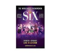 Six Musical Poster Canvas Poster Bedroom Decor Sports Landscape Office Room Decor Gift Unframe-style 12x18inch(30x45cm)