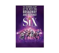 Six Musical Poster Canvas Poster Wall Art Decor Print Picture Paintings for Living Room Bedroom Decoration Unframe-style 16x24inch(40x60cm)