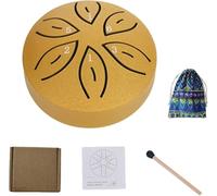 Six Mystical Tones Rain Drum - 3-Inch For Enchanting Your Garden(Gold)